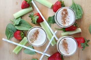 Healthy Smoothies Strawberry Green Smoothie