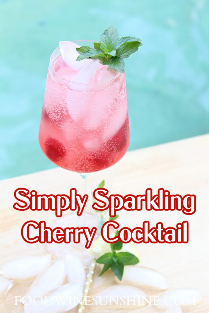 Simply Sparkling Cherry Vodka Cocktail Vodka Cocktails
