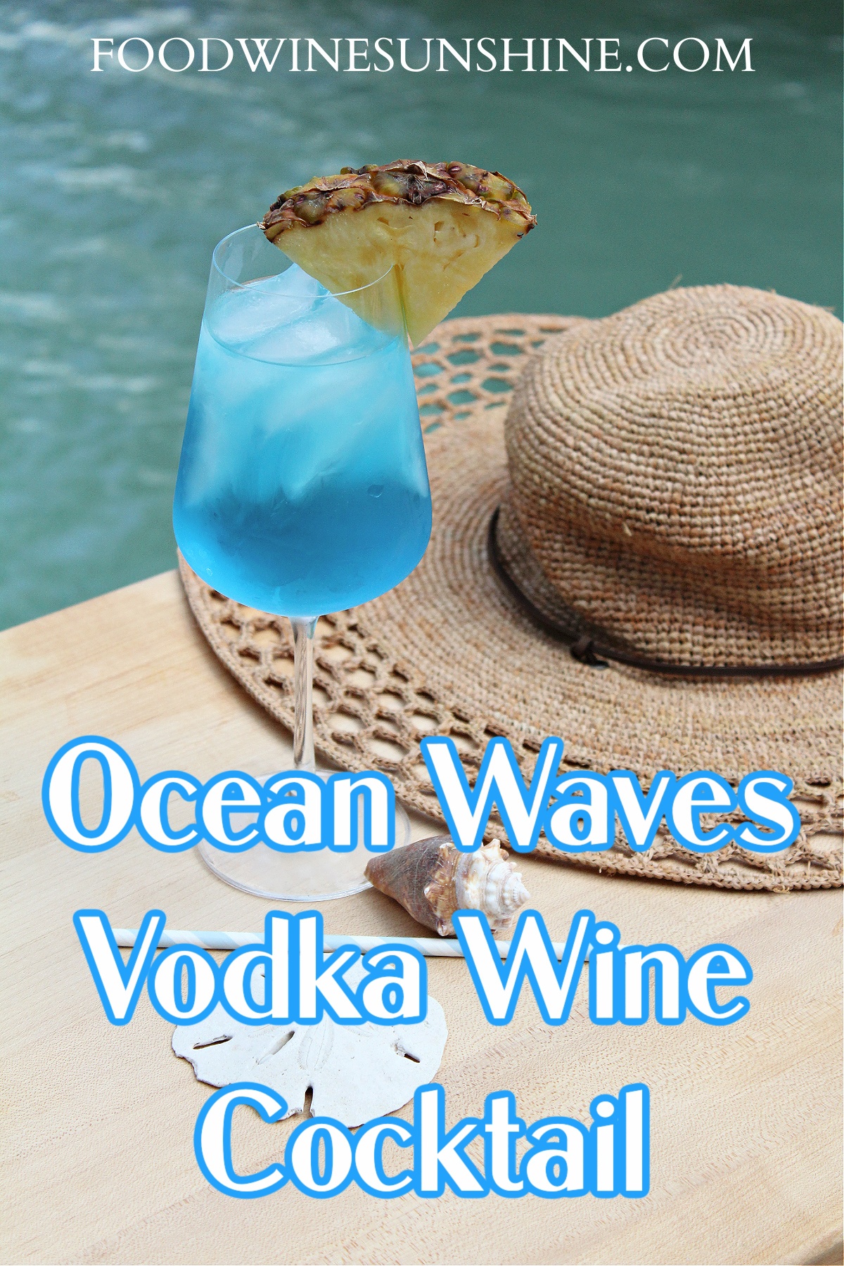 Ocean Waves Vodka Wine Cocktail