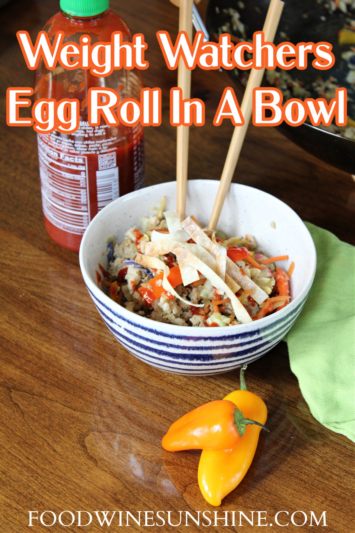 How To Make Weight Watchers Egg Roll In A Bowl