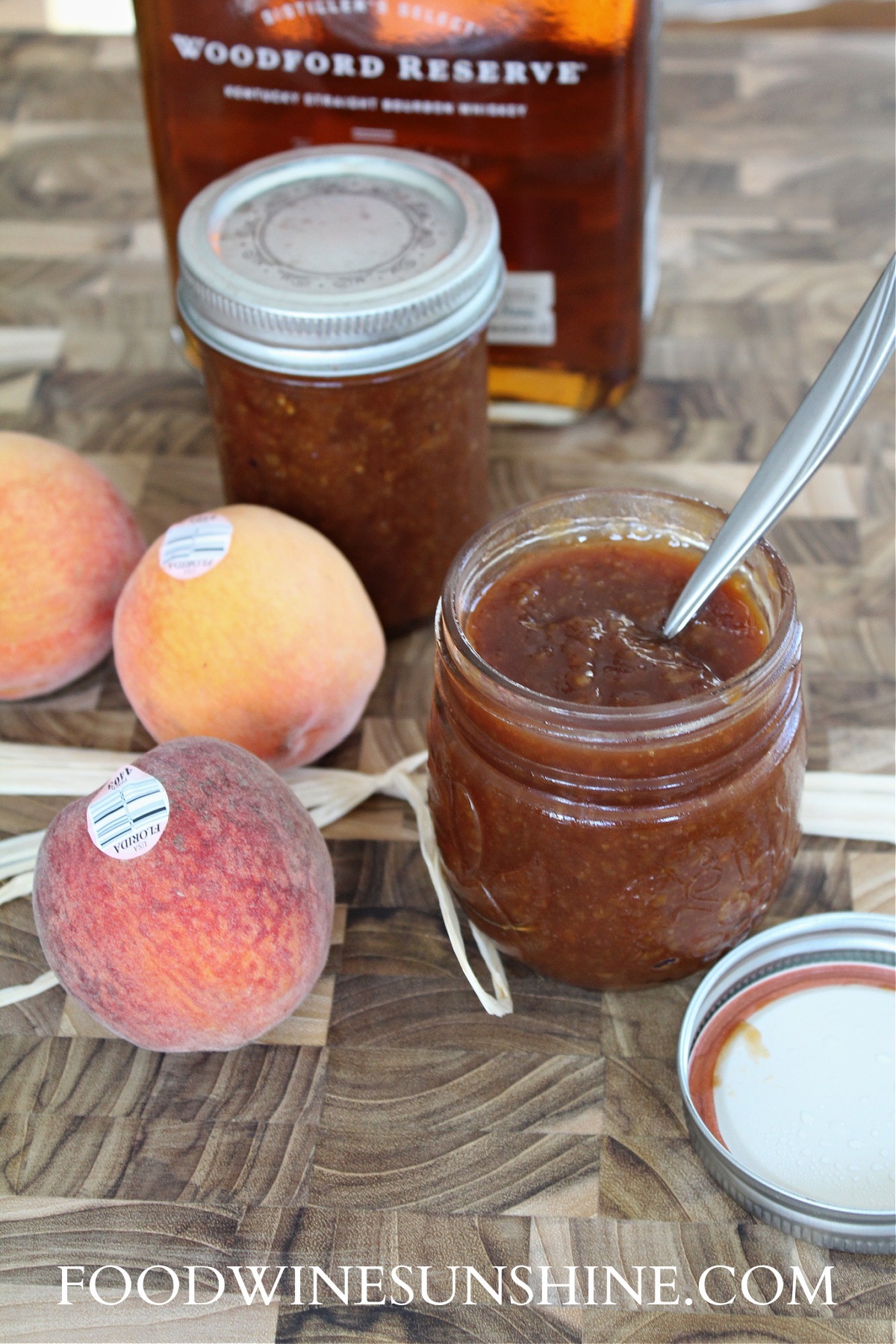 Homemade Peach Bourbon BBQ Sauce