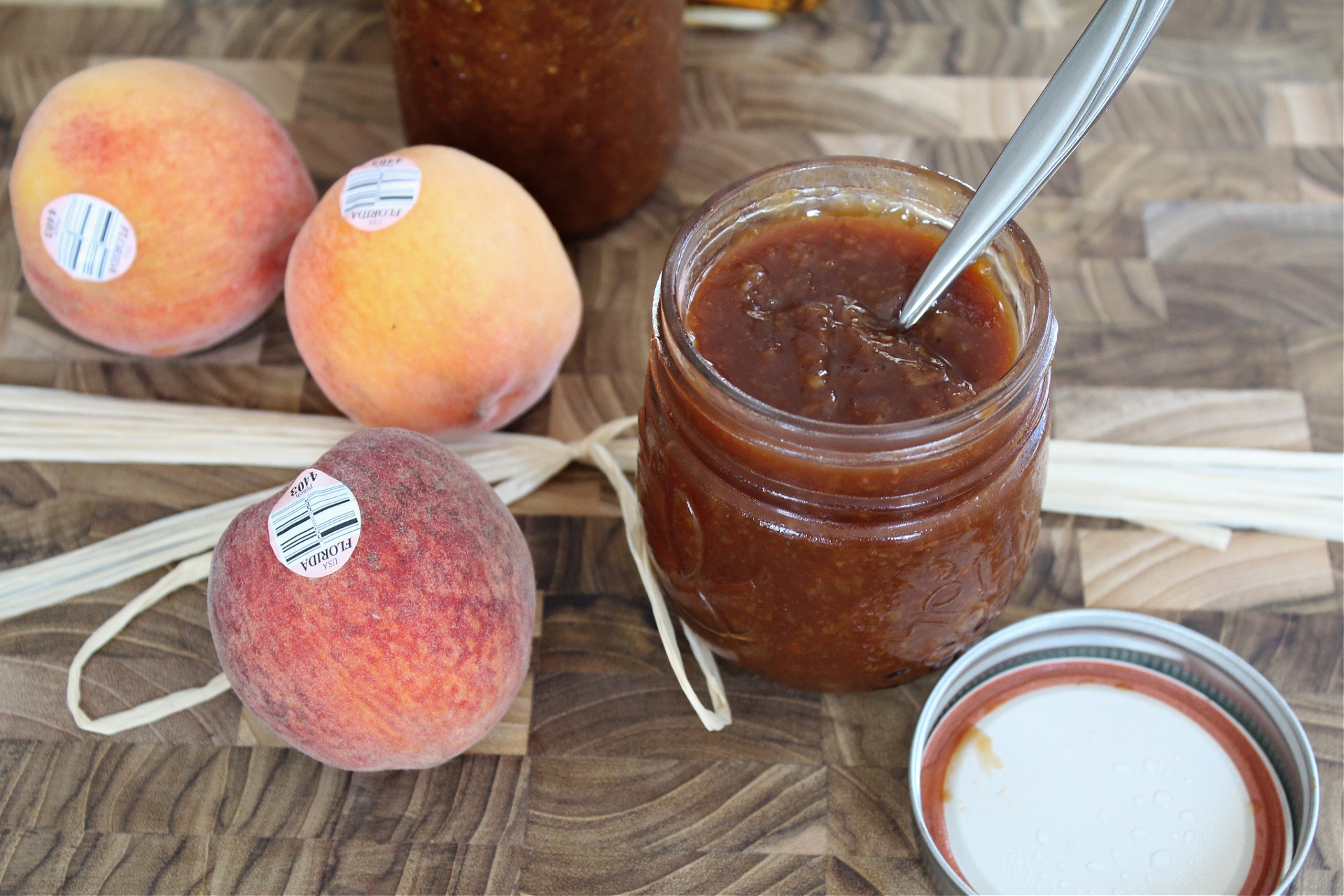 Easy Homemade Bourbon Peach BBQ Sauce