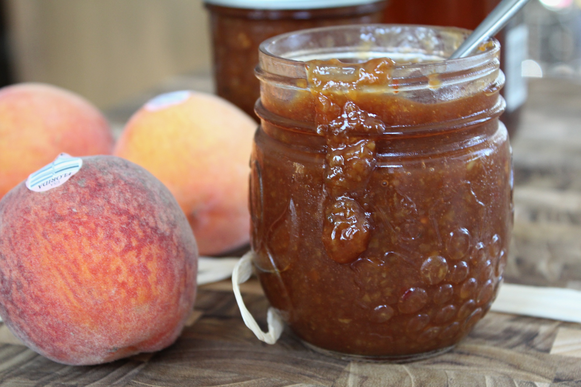 Tasty Homemade Bourbon Peach BBQ Sauce