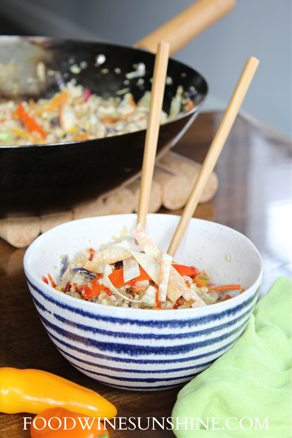 How To Make Egg Roll In A Bowl