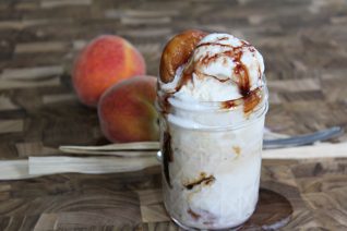 Oven Roasted Peaches Red Wine Dessert