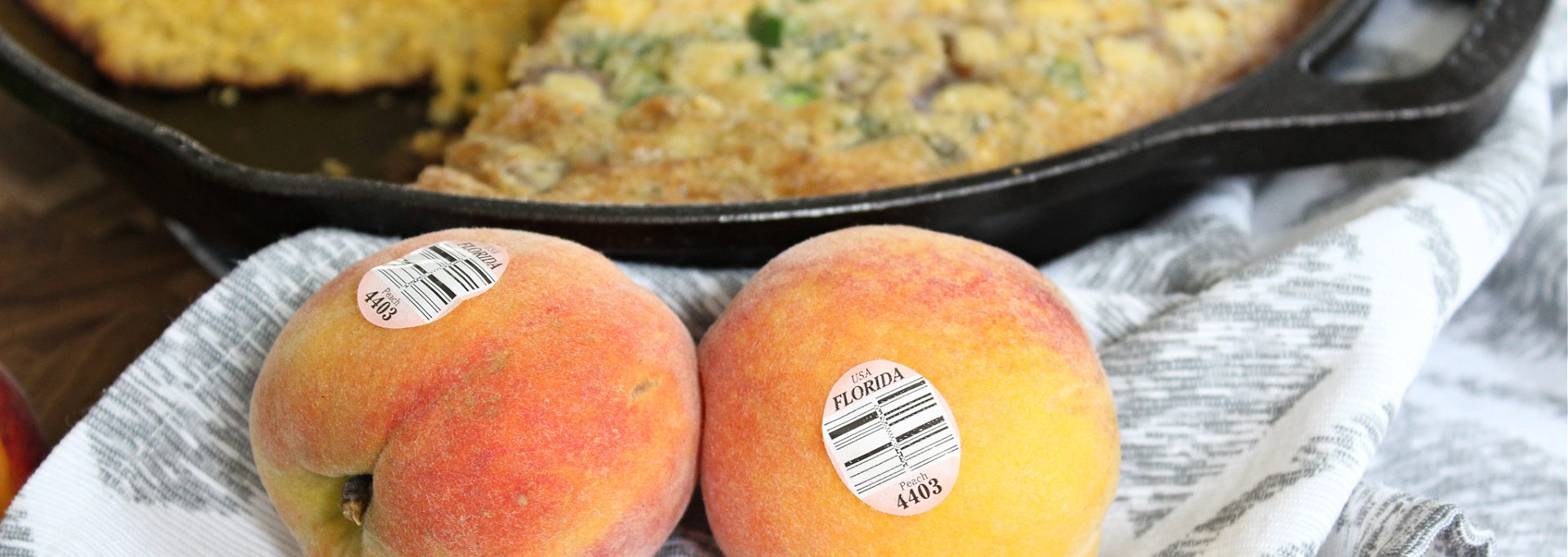 Peach Jalapeno Cornbread FL Peaches