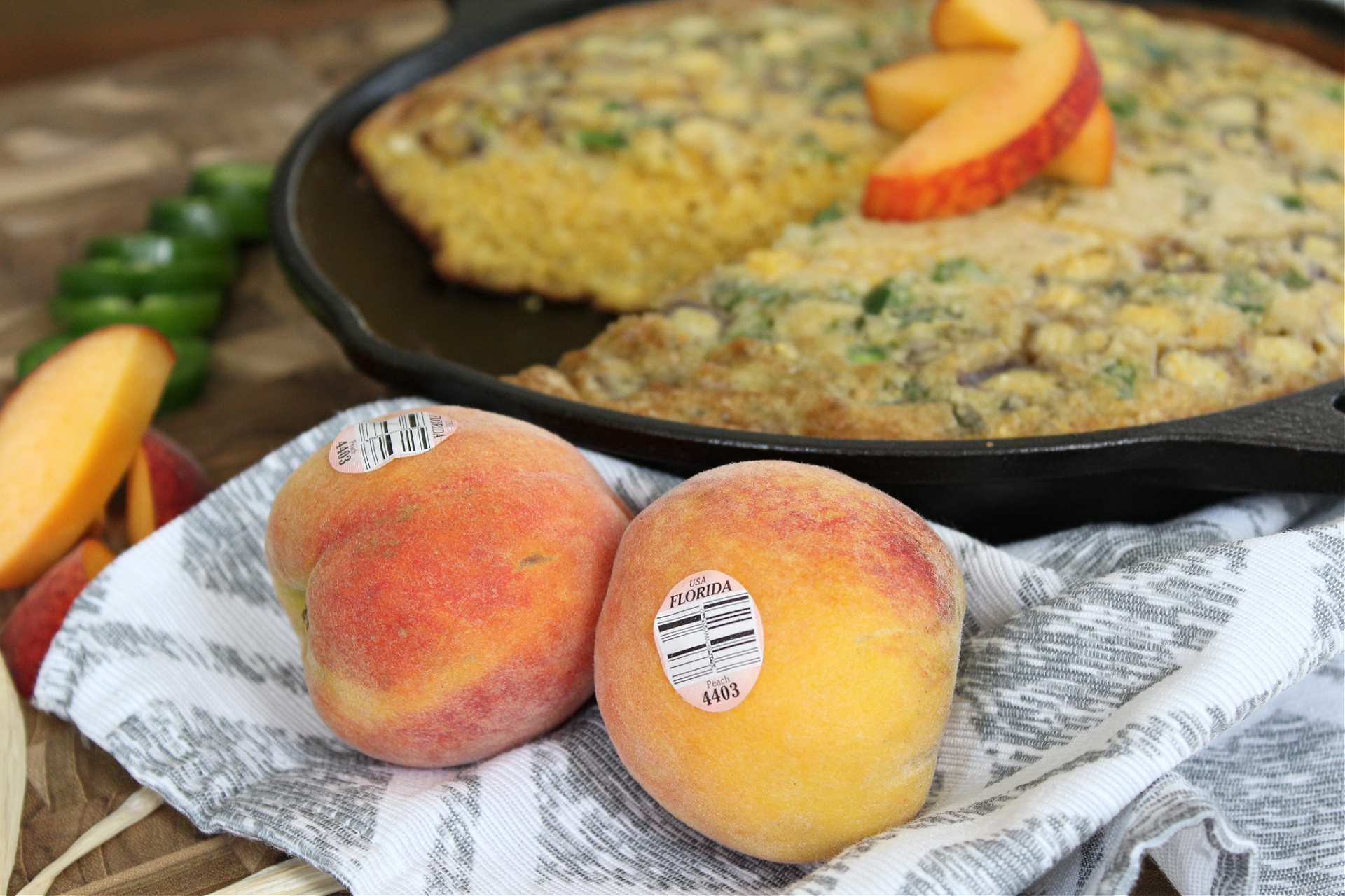 Jalapeno Peach Cornbread