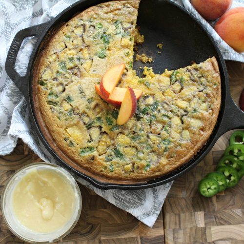 Peach Jalapeno Cornbread