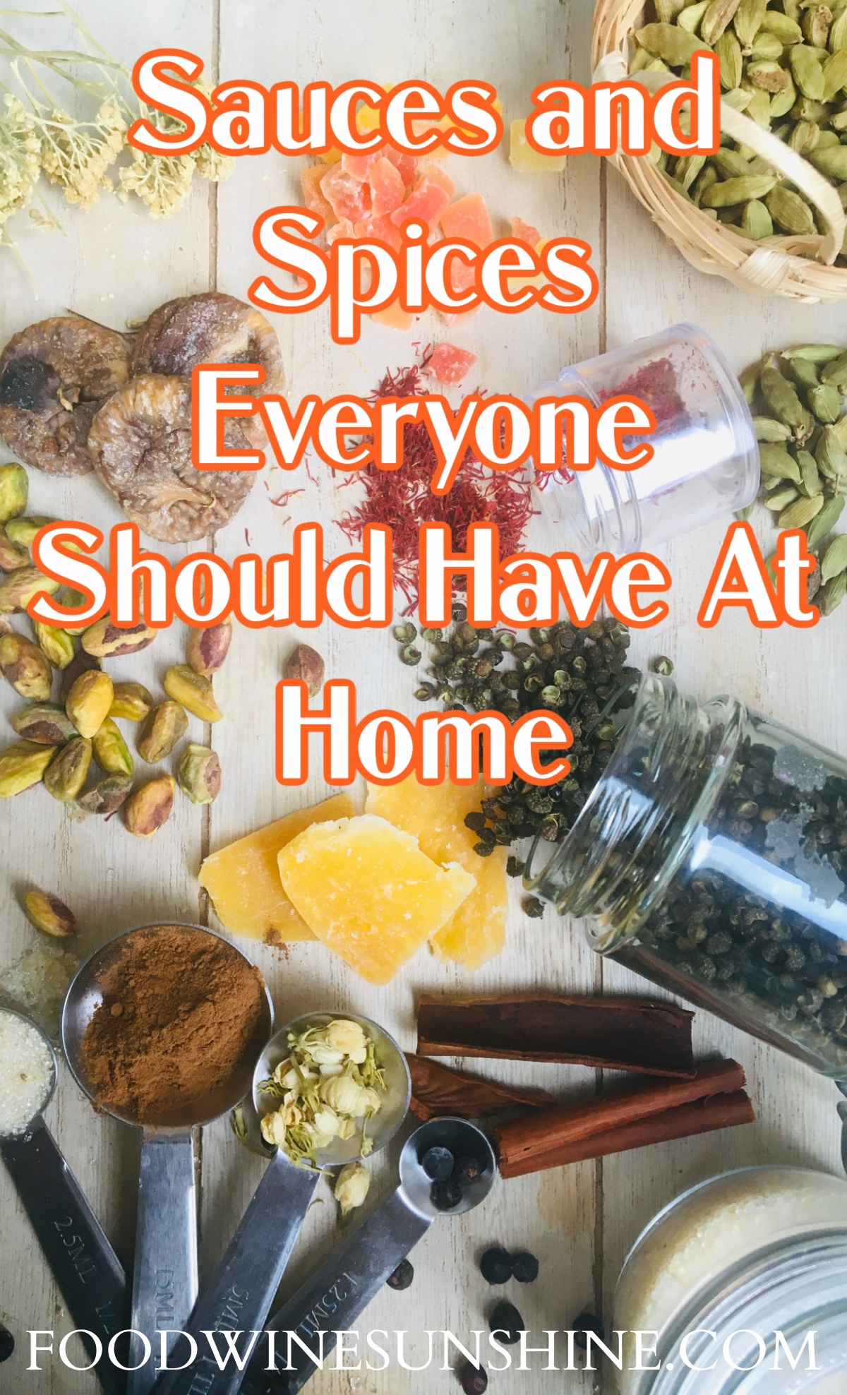 Sauces and Spices To Have at Home