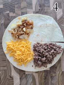 Tik Tok Tortilla Wrap Instructions