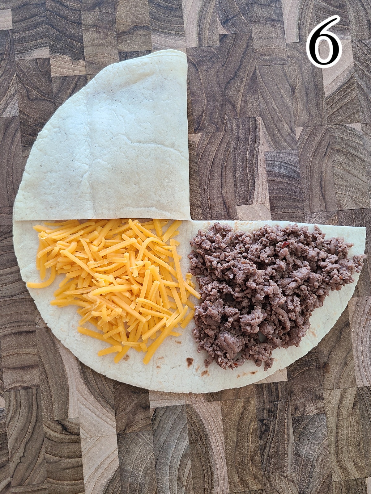 How to make Folded Tortilla Wraps