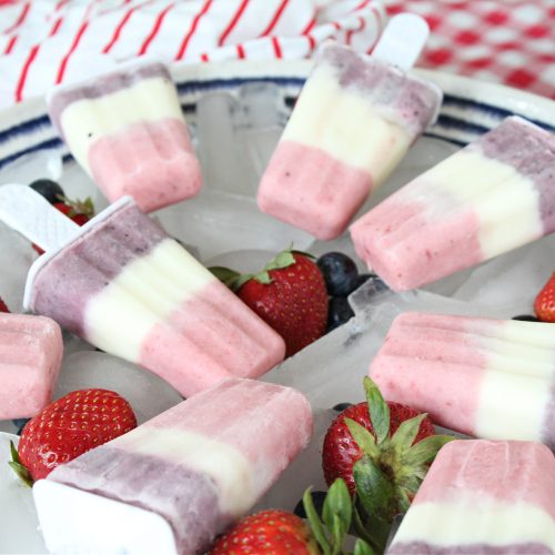 Red White Blue Popsicles