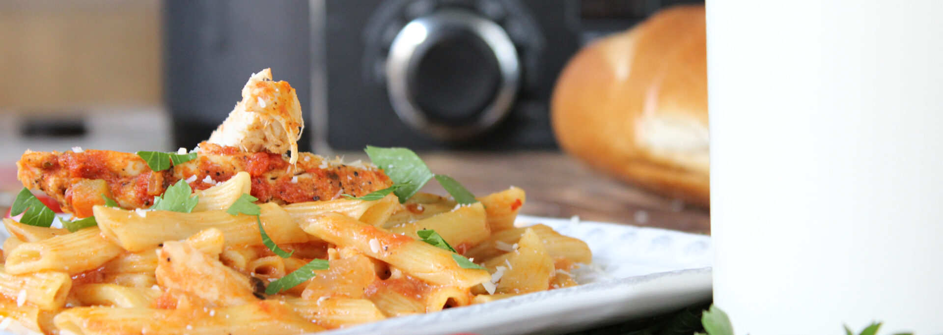 slow cooker creamy chicken pasta