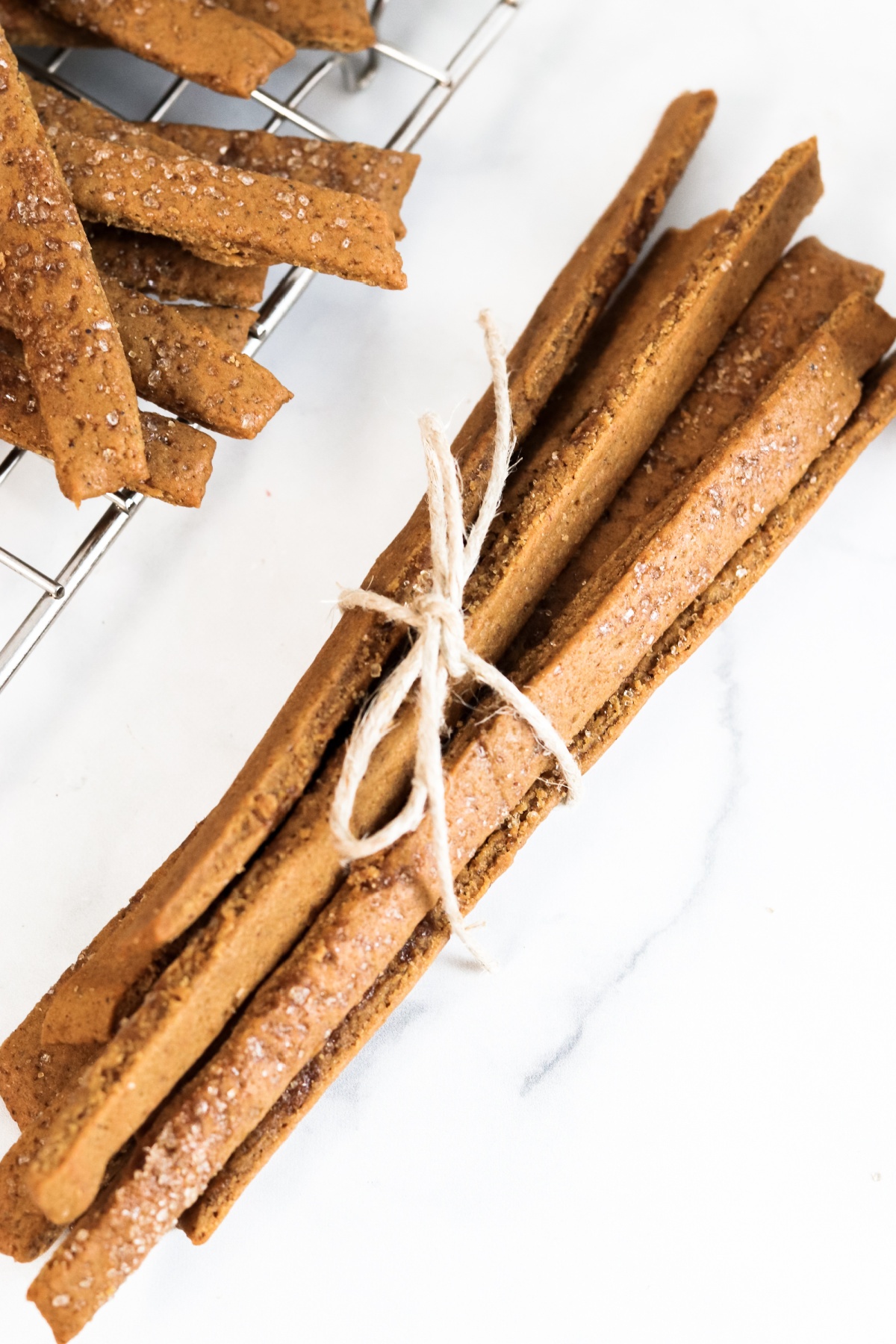 Easy Apple Cider Gingerbread Cookie Sticks