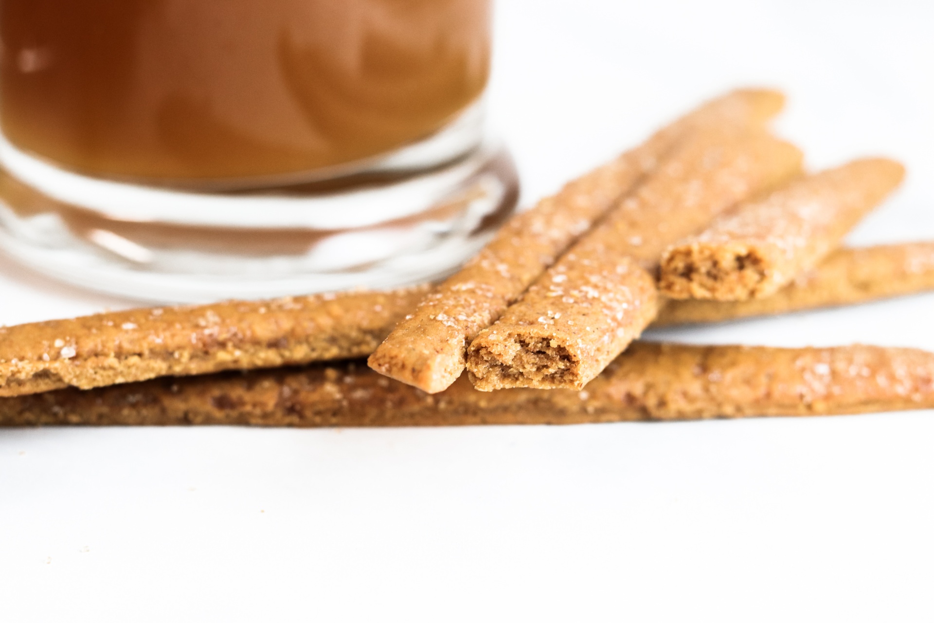 Tasty Apple Cider Gingerbread Cookie Sticks