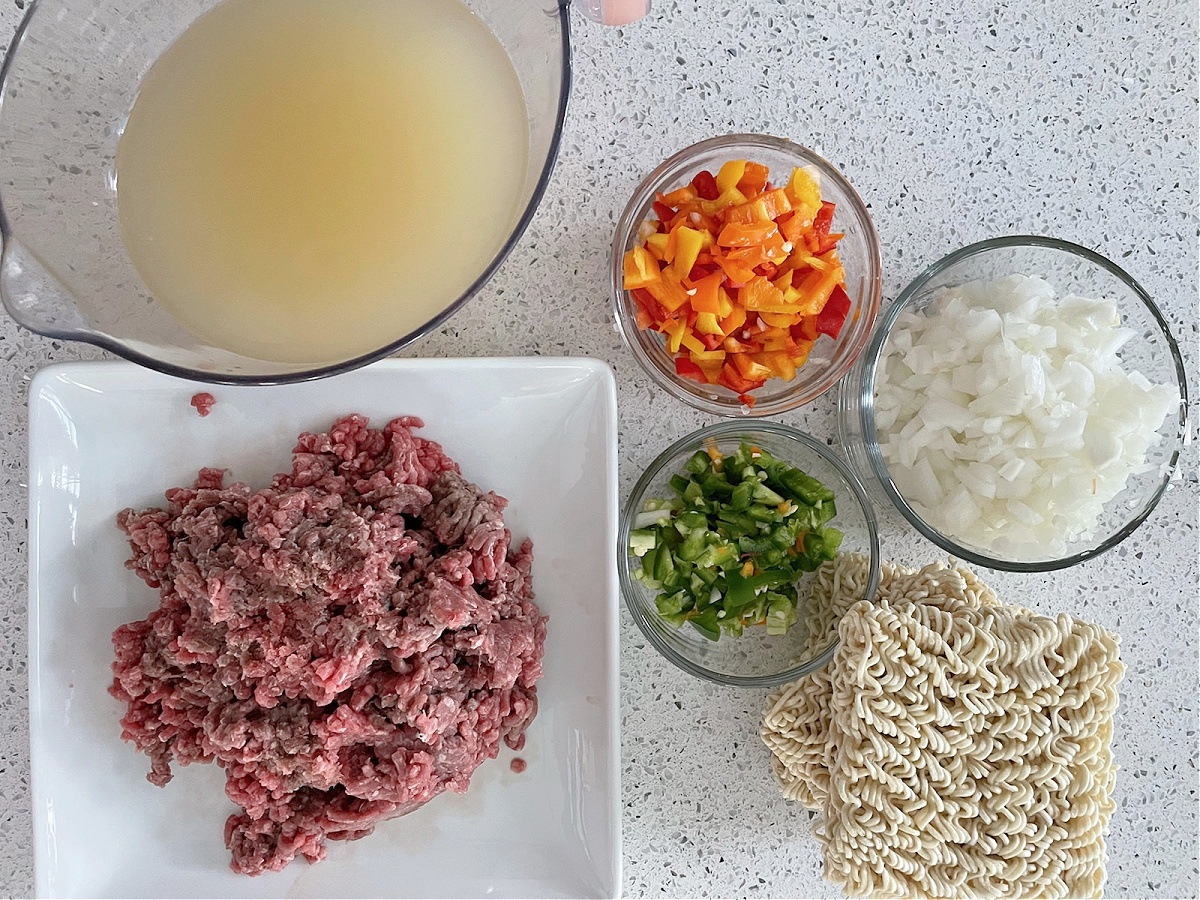 taco ramen ingredients