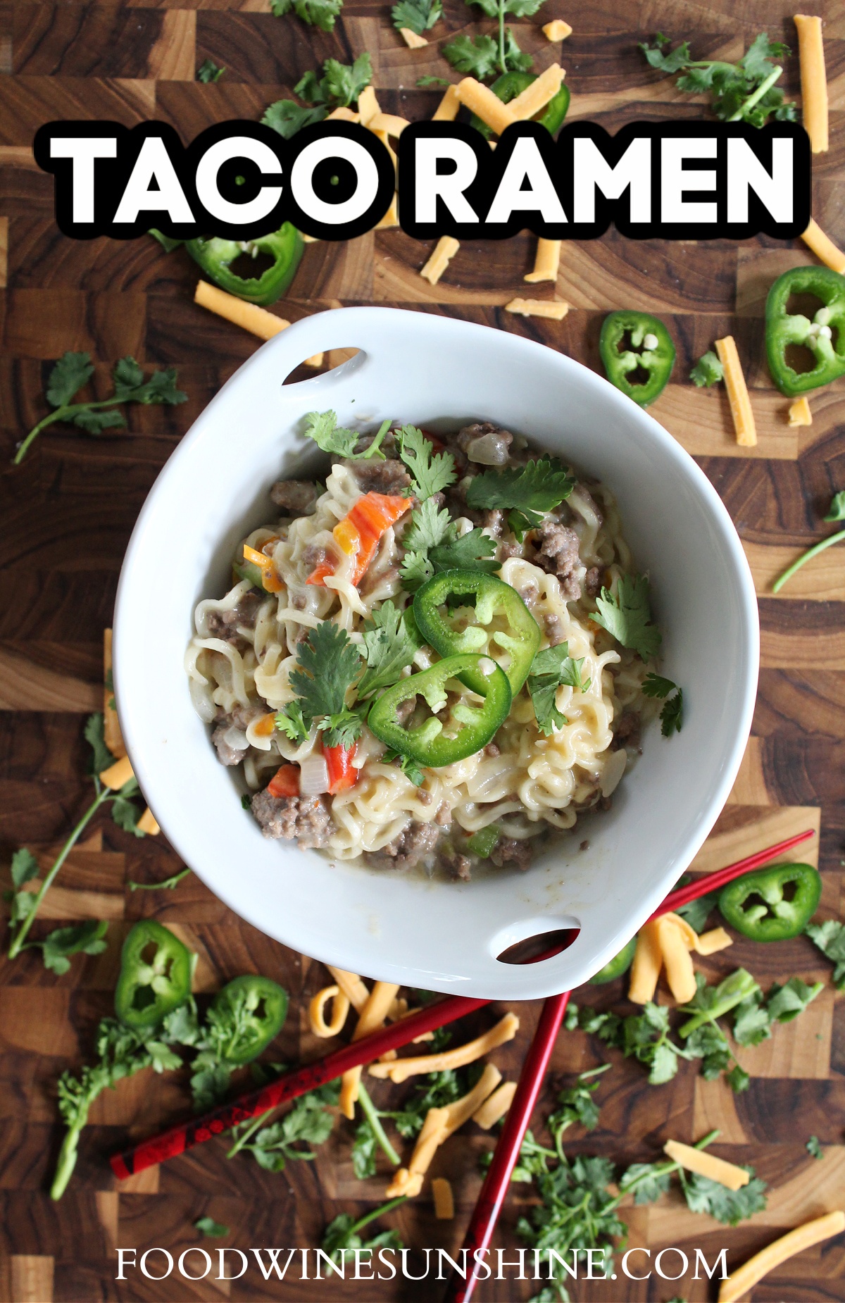 how to make the best taco ramen