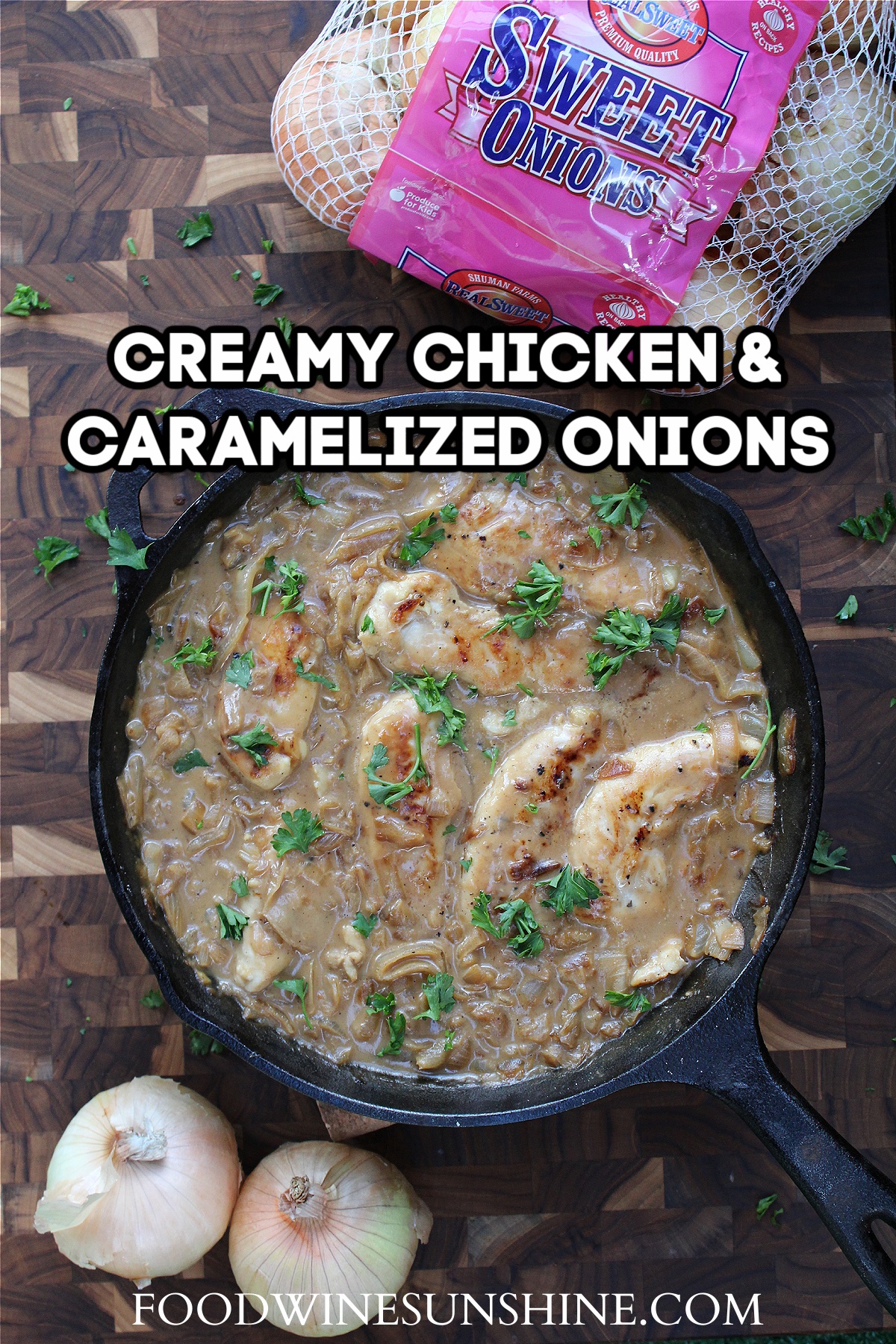 Chicken Caramelized Onions Recipe