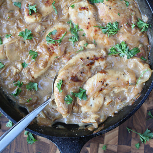 Chicken Caramelized Onions