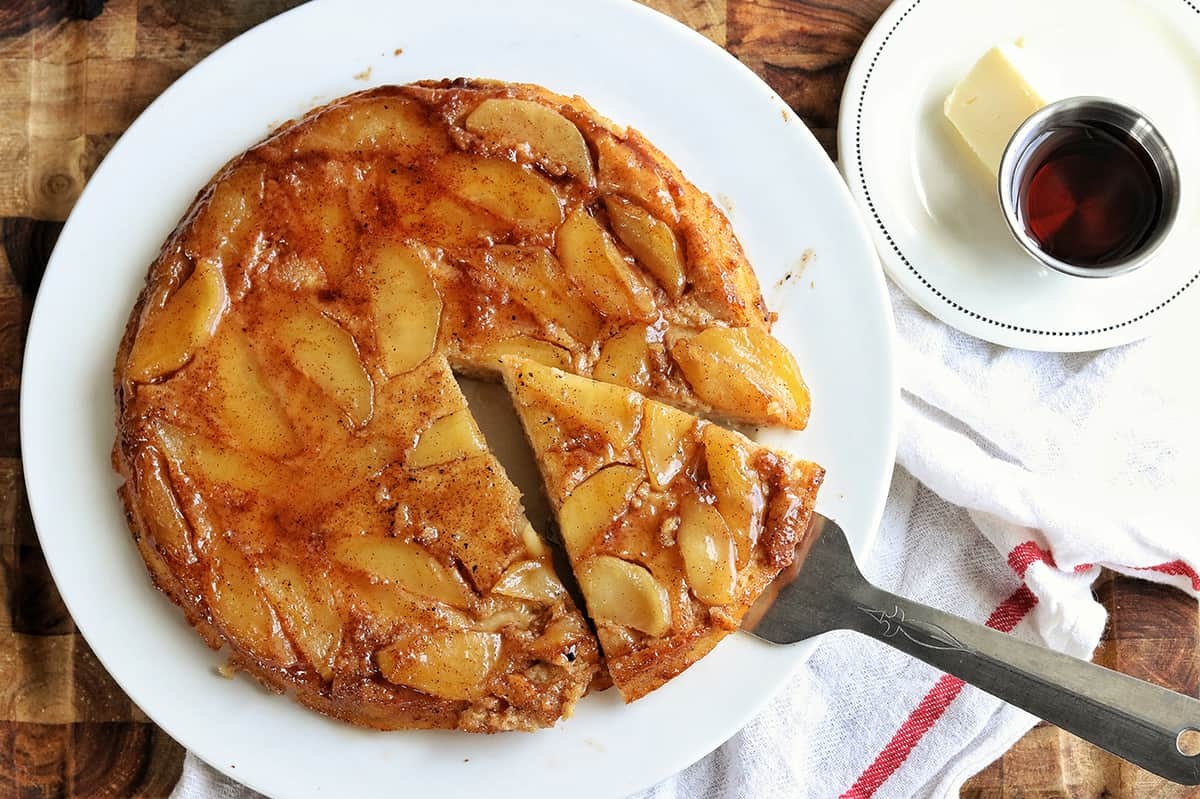 Skillet Pineapple Apple Pancake