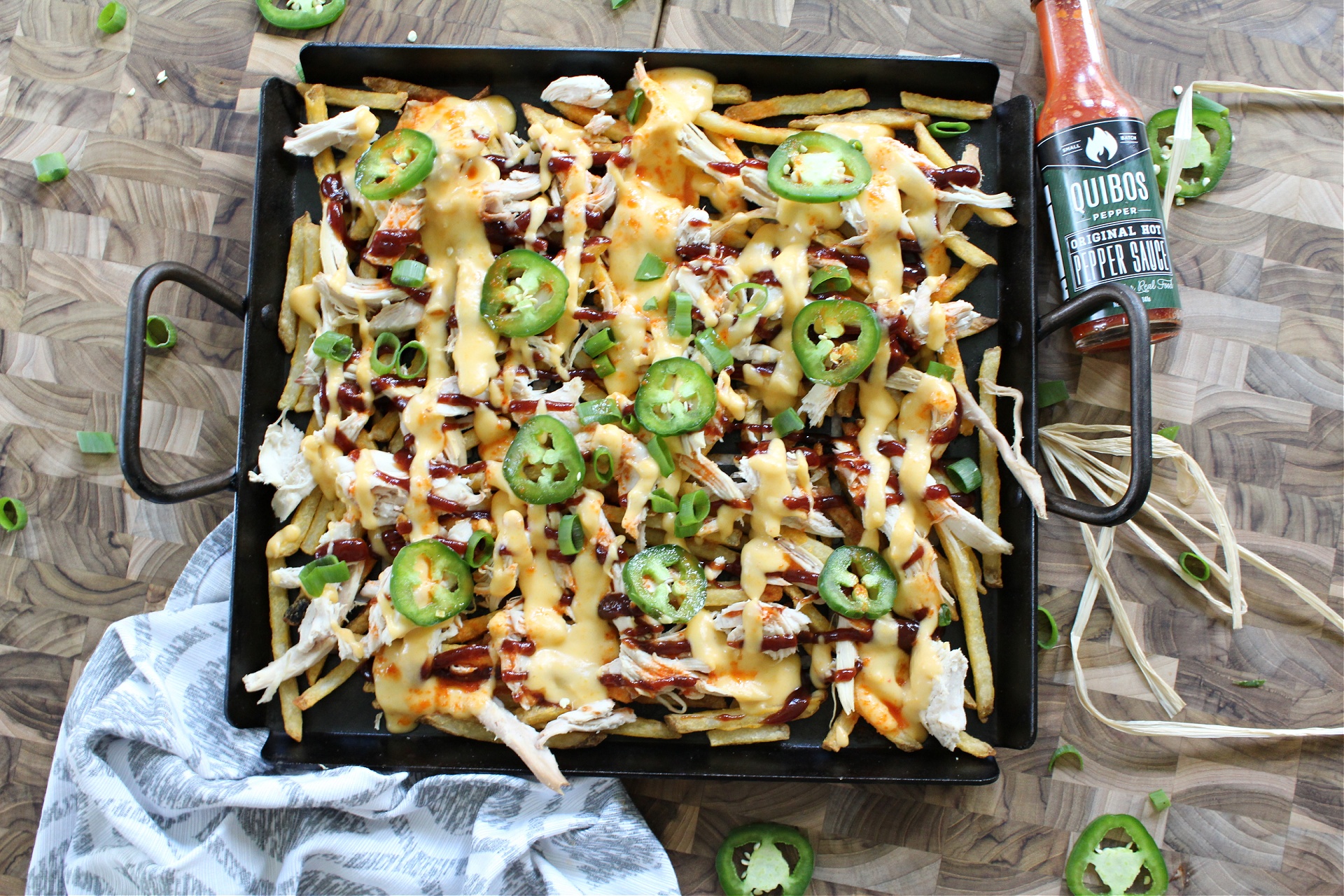 Best Loaded BBQ Chicken French Fries