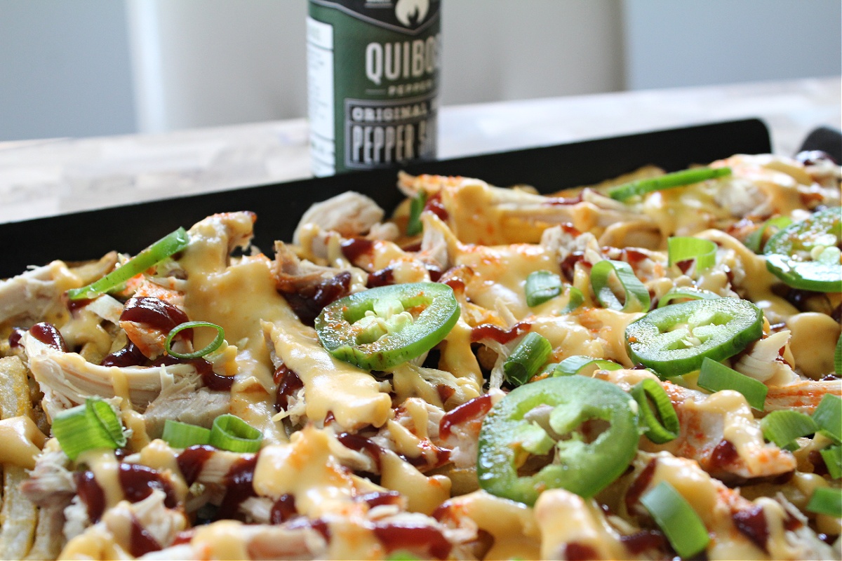 Best Loaded BBQ Chicken Jalapeno Fries