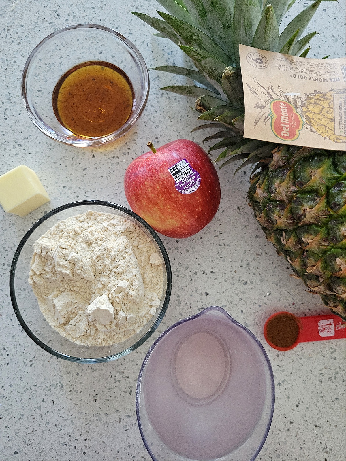 Upside Down Pineapple Apple Pancake