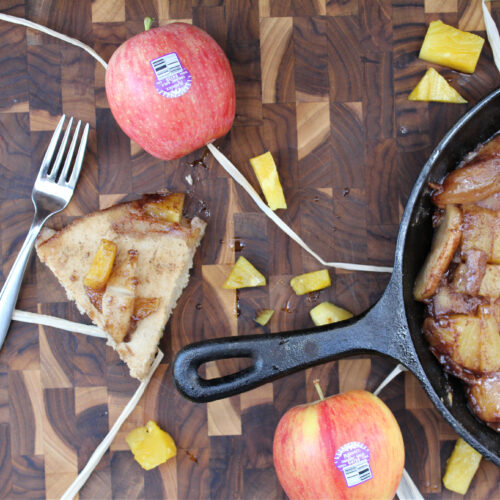 Easy Skillet Pineapple Apple Pancake