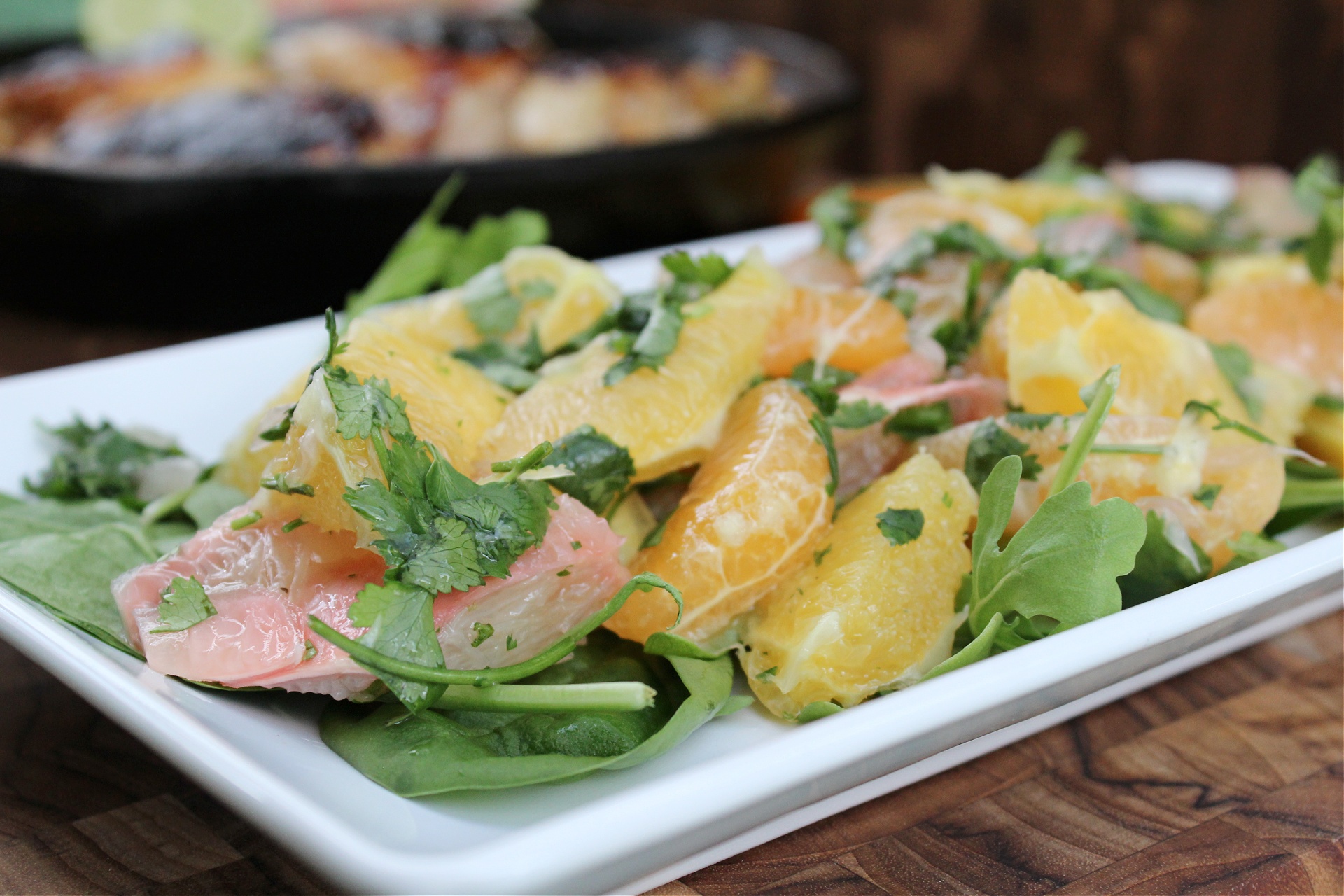 Easy Winter Citrus Salad With Chicken