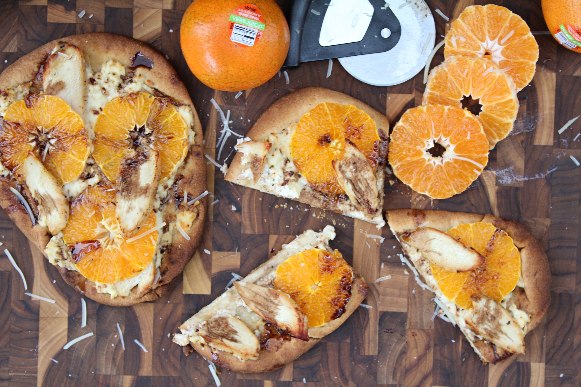 Tasty Tangerine Chicken Pizza