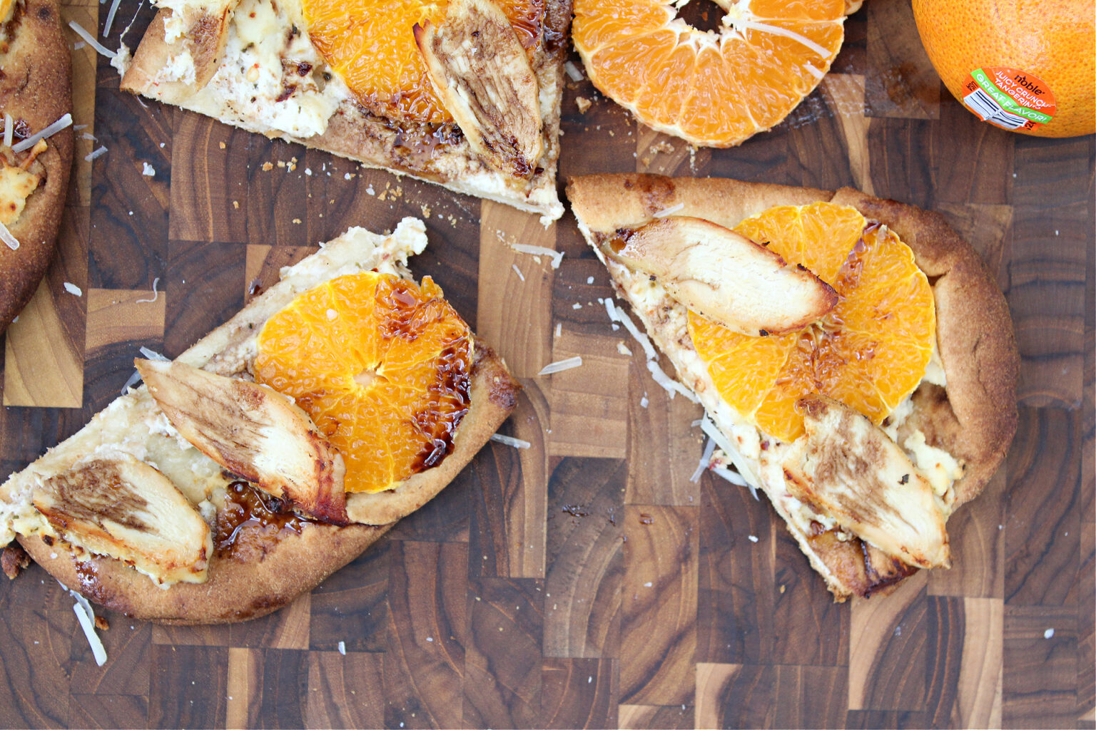 Sweet & Spicy Tangerine Chicken Pizza