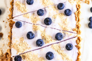 Frozen Blueberry Yogurt Tart