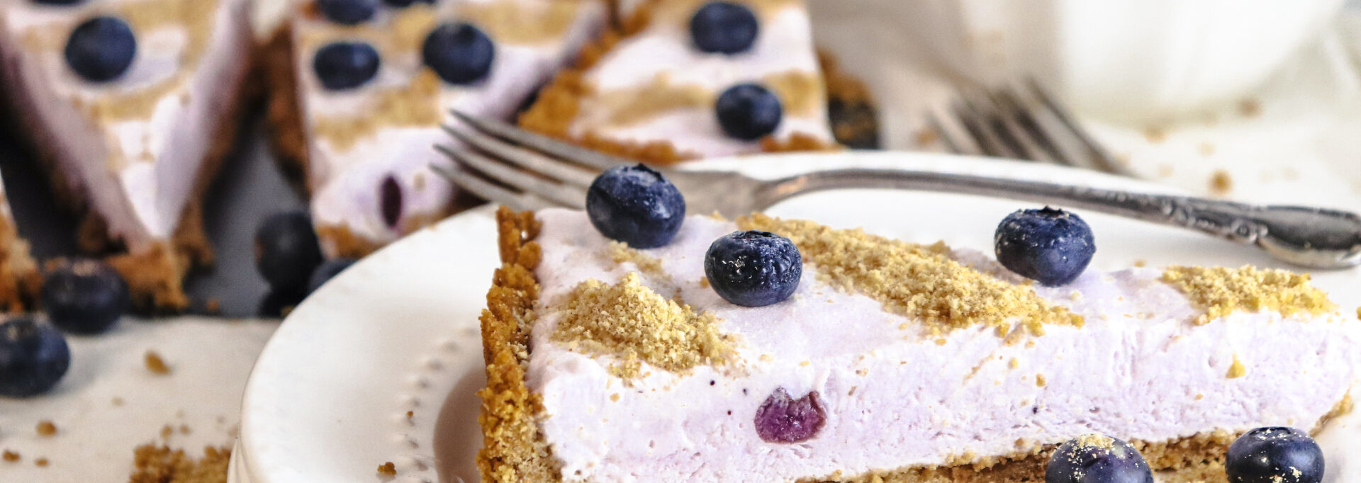 Frozen Blueberry Yogurt Tart