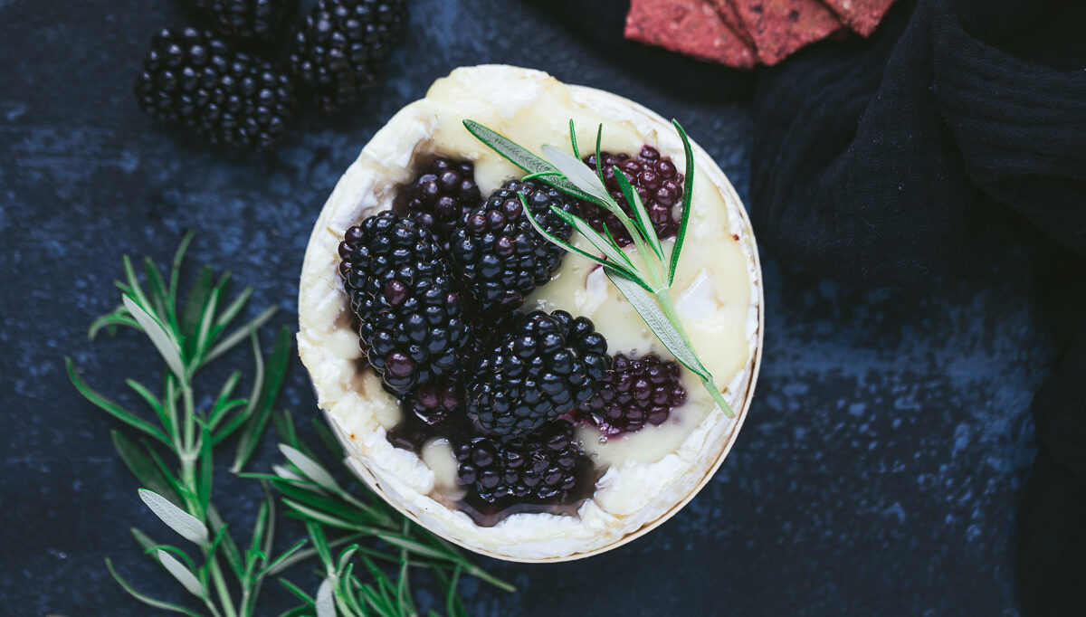 Baked Blackberry Brie