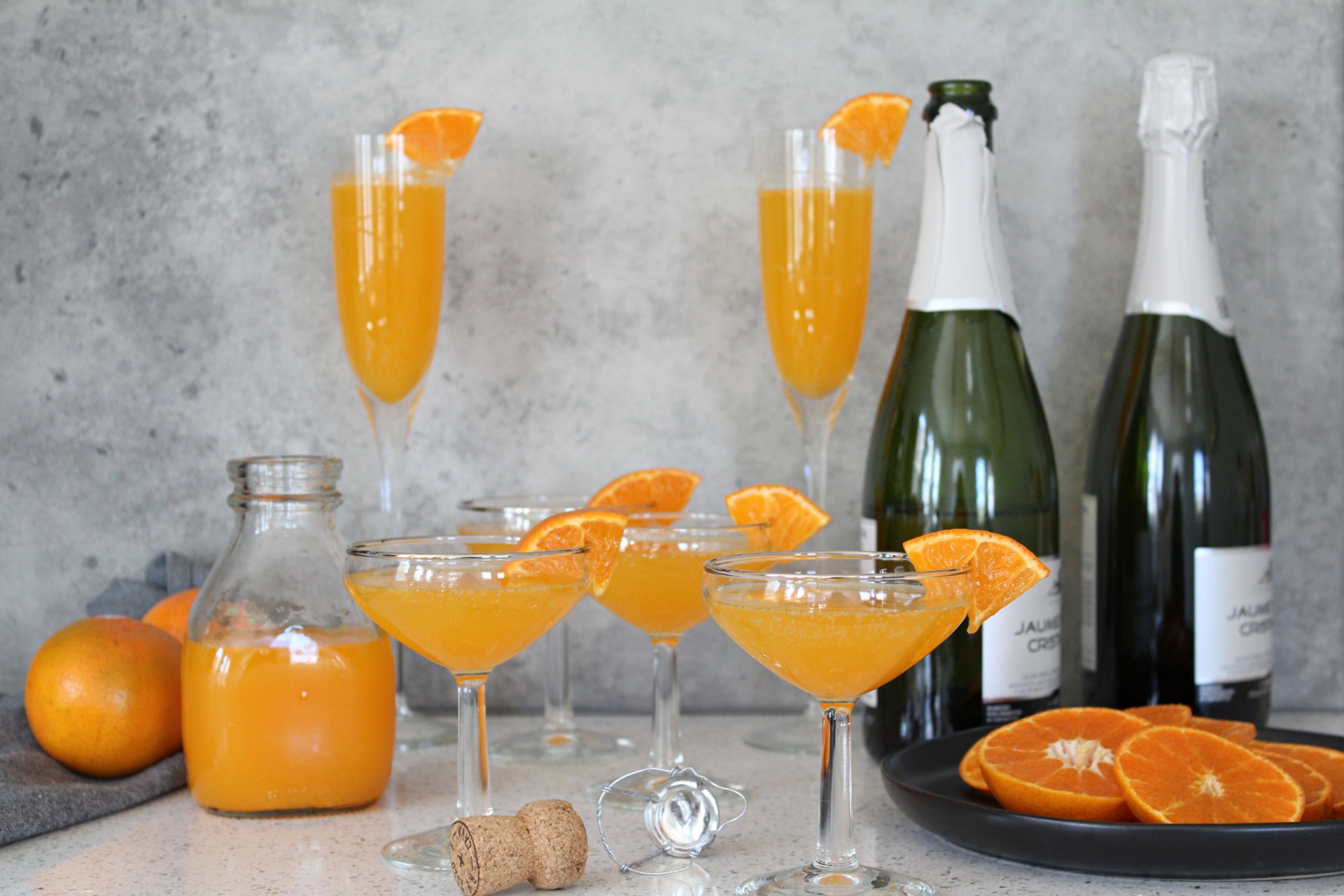 Tangerine Mimosas