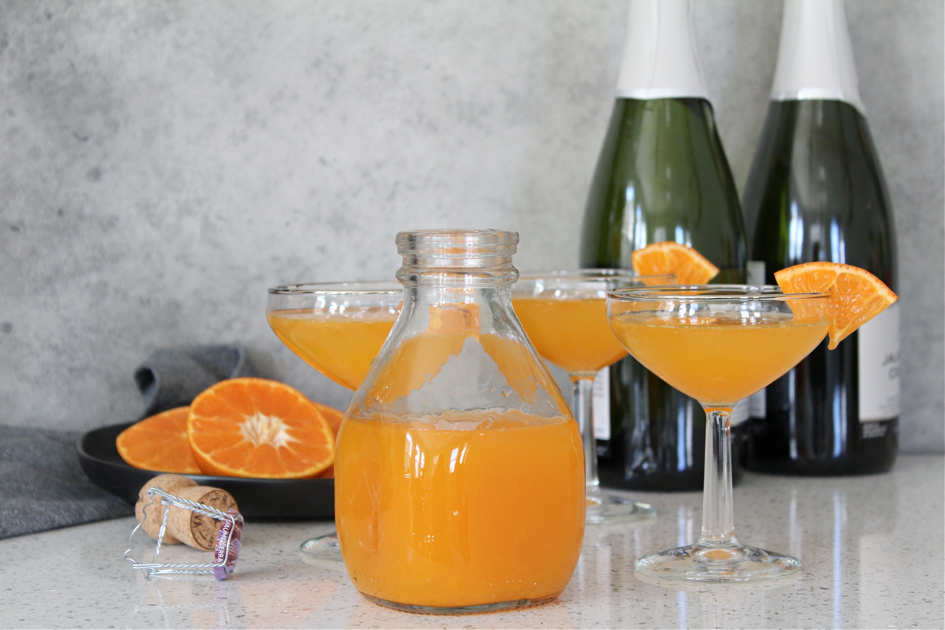 Tasty Tangerine Mimosas