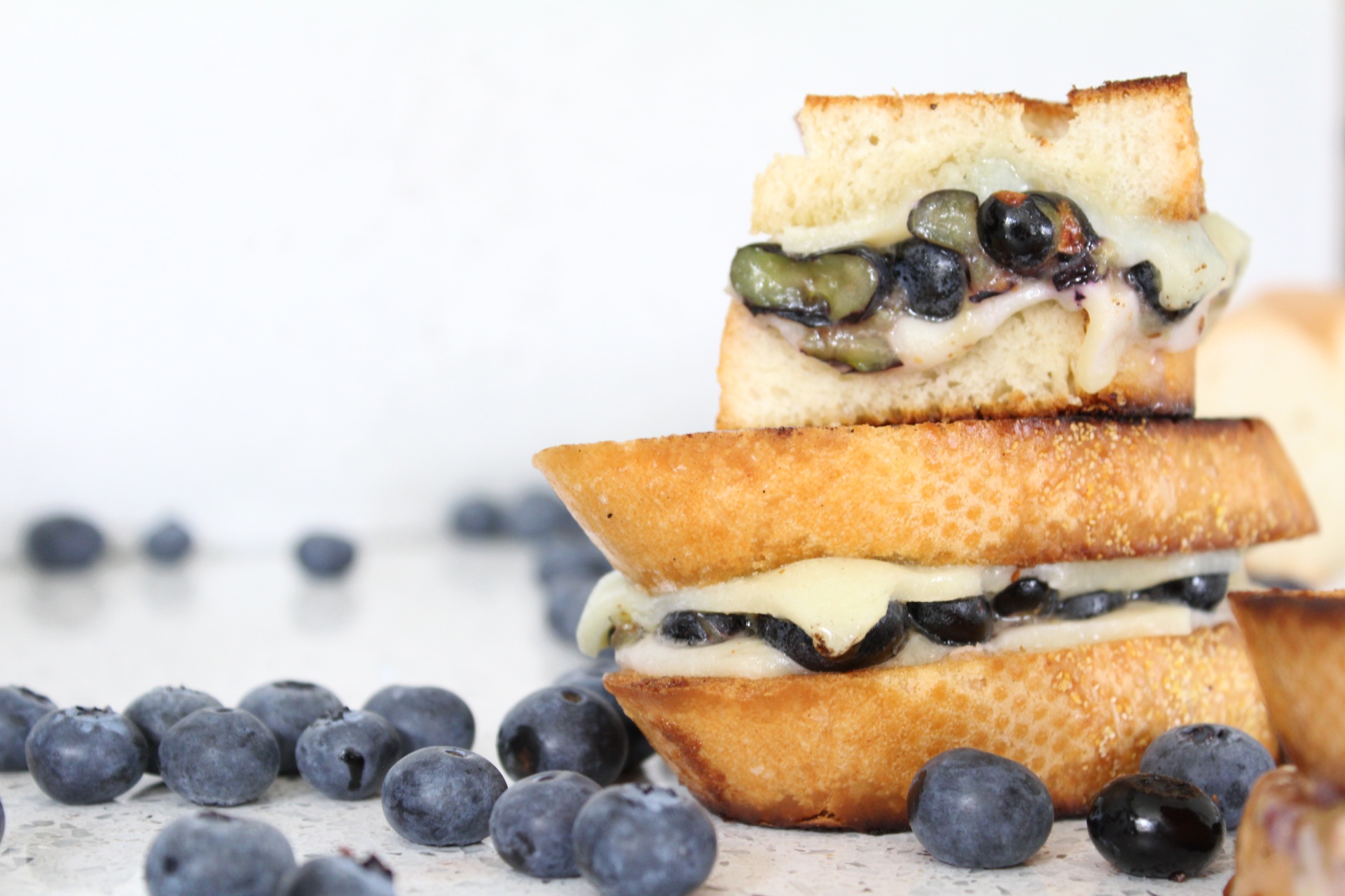 Easy Blueberry Grilled Cheese