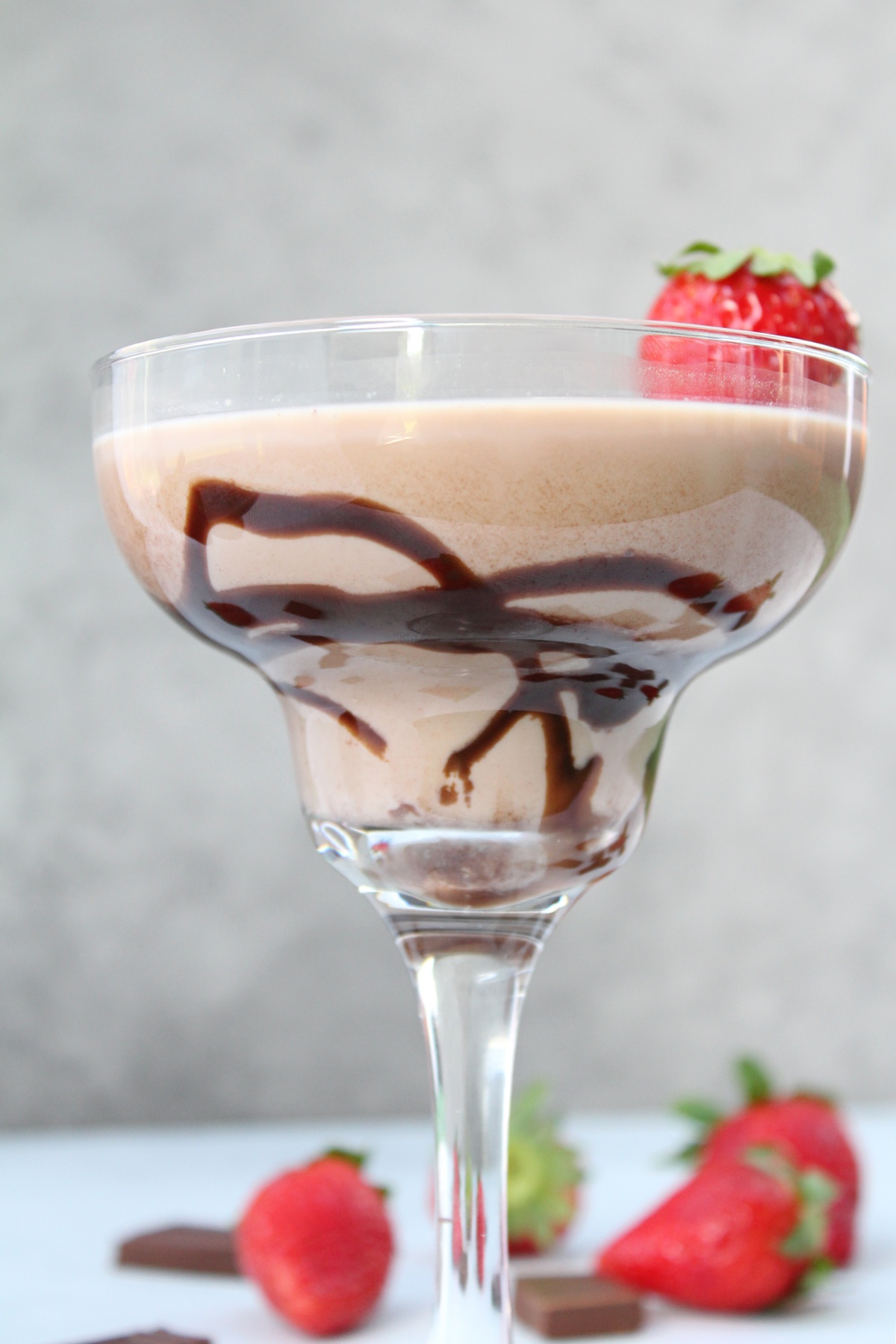 Best Chocolate Strawberry Mocktini