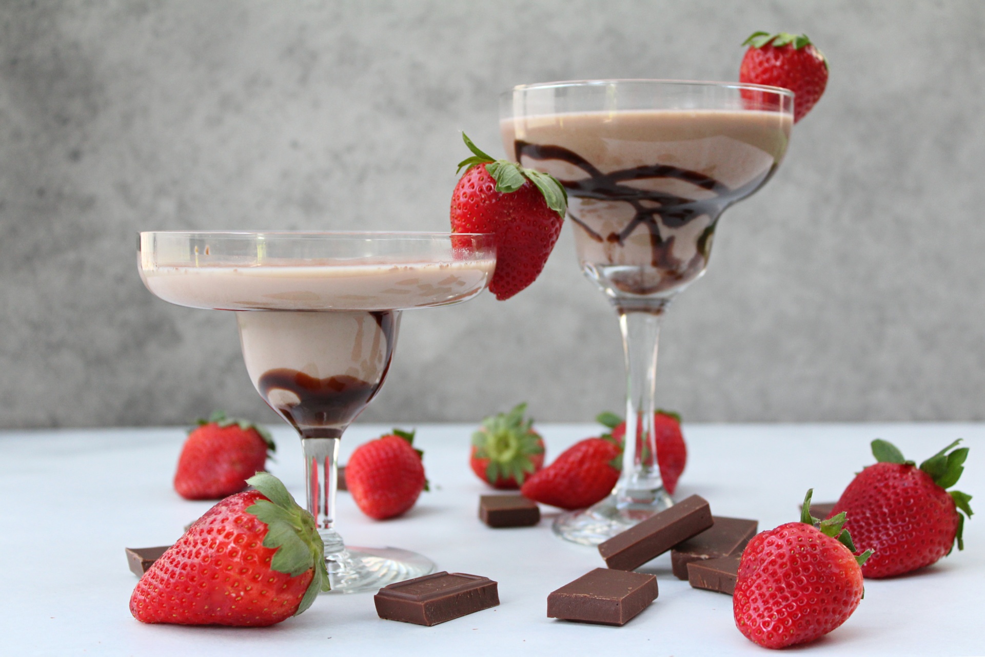 Strawberry Chocolate Mocktail