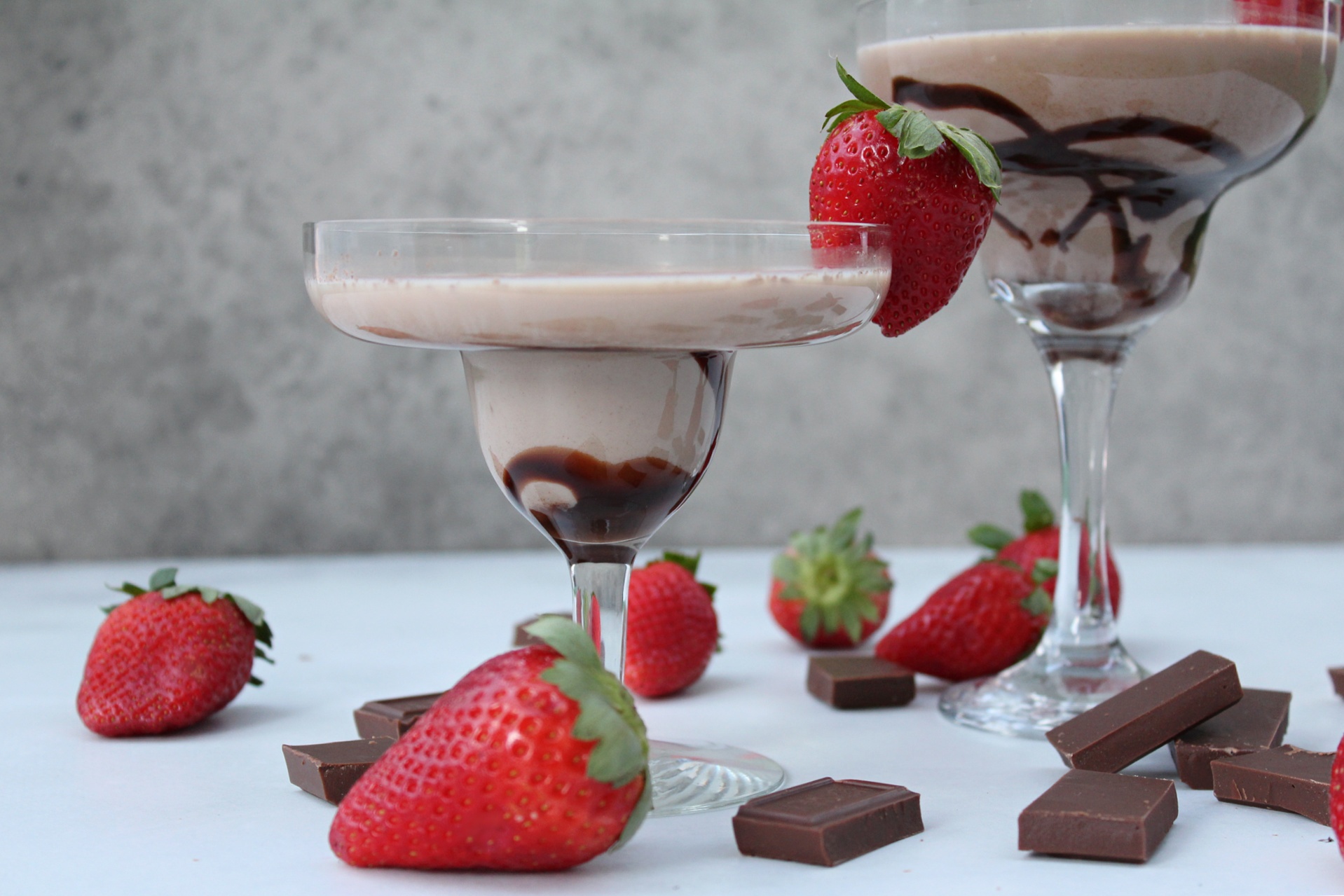 Chocolate Covered Strawberry Mocktail