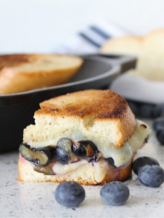Best Blueberry Grilled Cheese Food Wine Sunshine