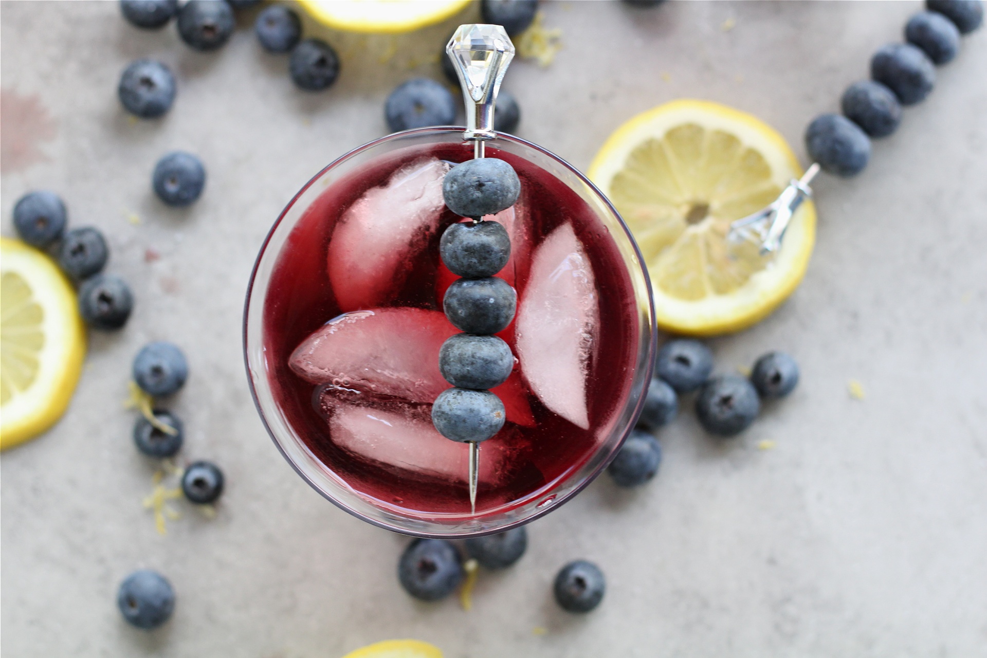 Best Blueberry Wine Cocktail made with Vodka