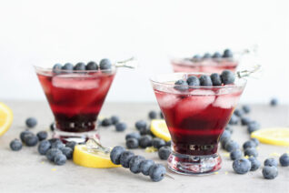 Blueberry Vodka Wine Cocktail