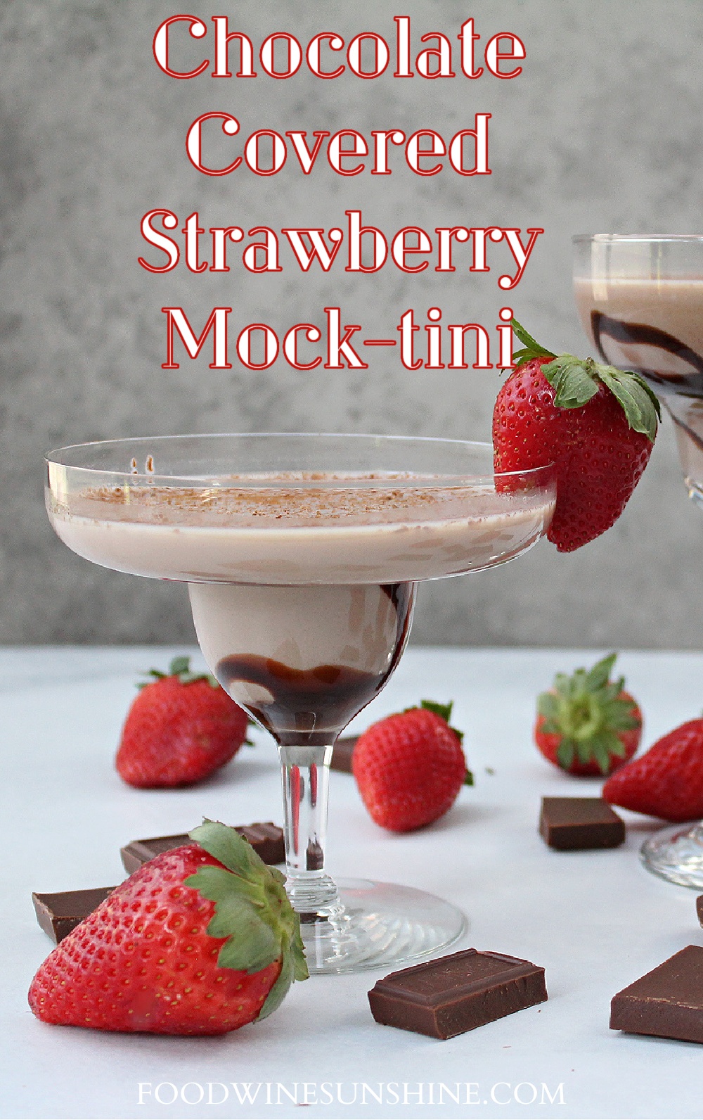 Best Chocolate Strawberry Mocktail