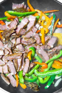 Pepper Steak Sous Vide Wok Process