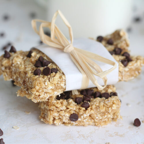 No Bake Peanut Butter Protein Bars