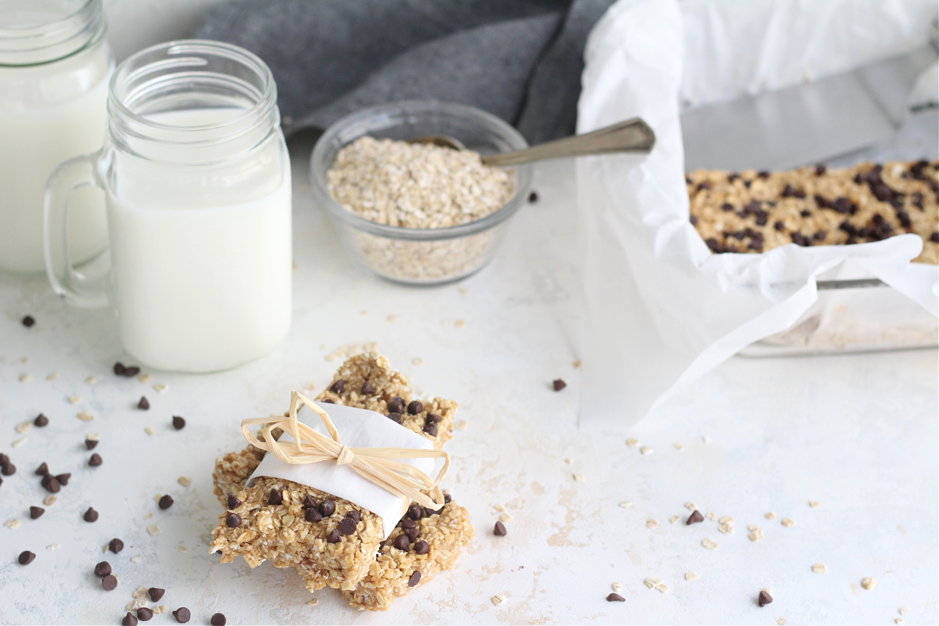 No Bake Peanut Butter Protein Bars