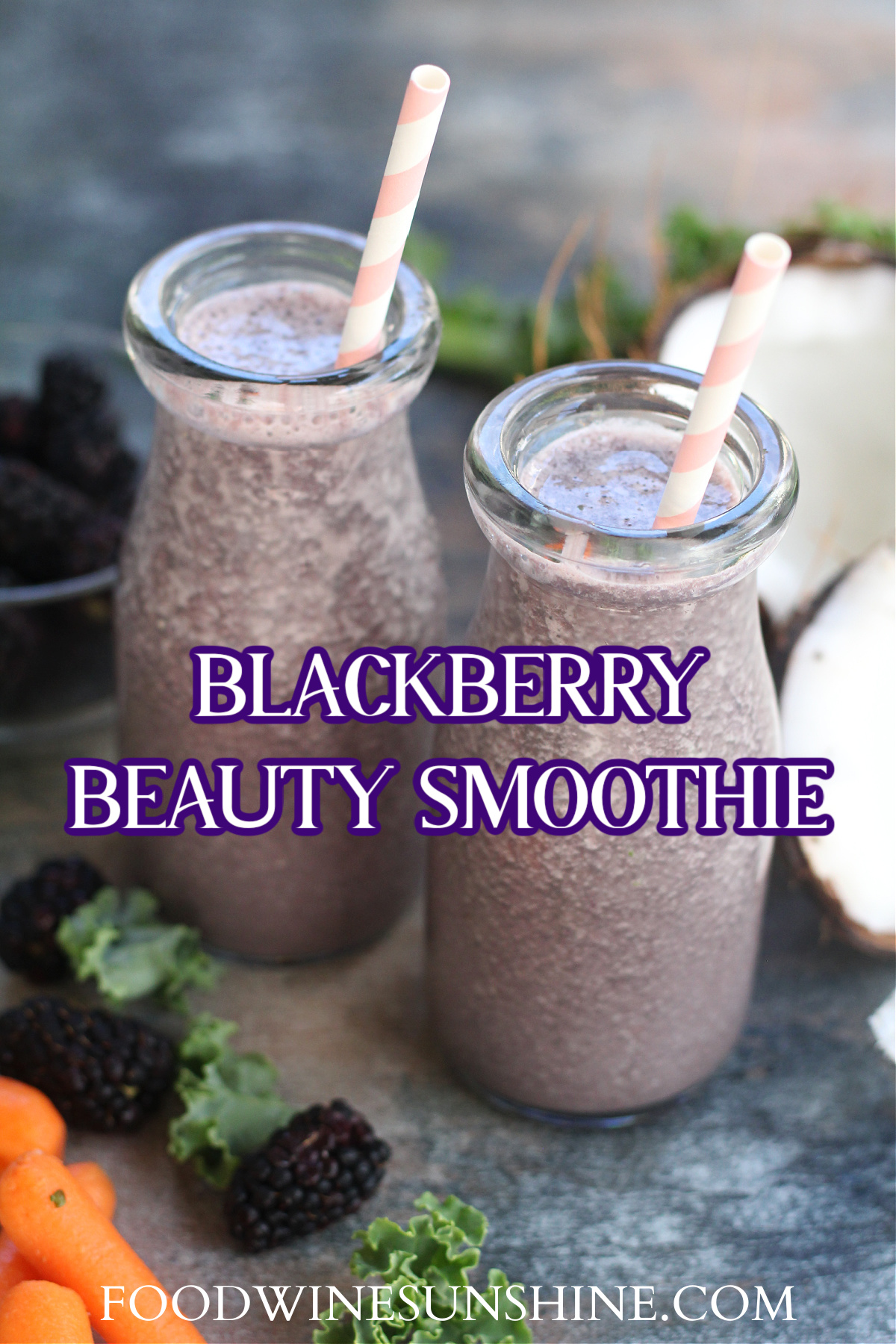 How To Make a Blackberry Beauty Smoothie