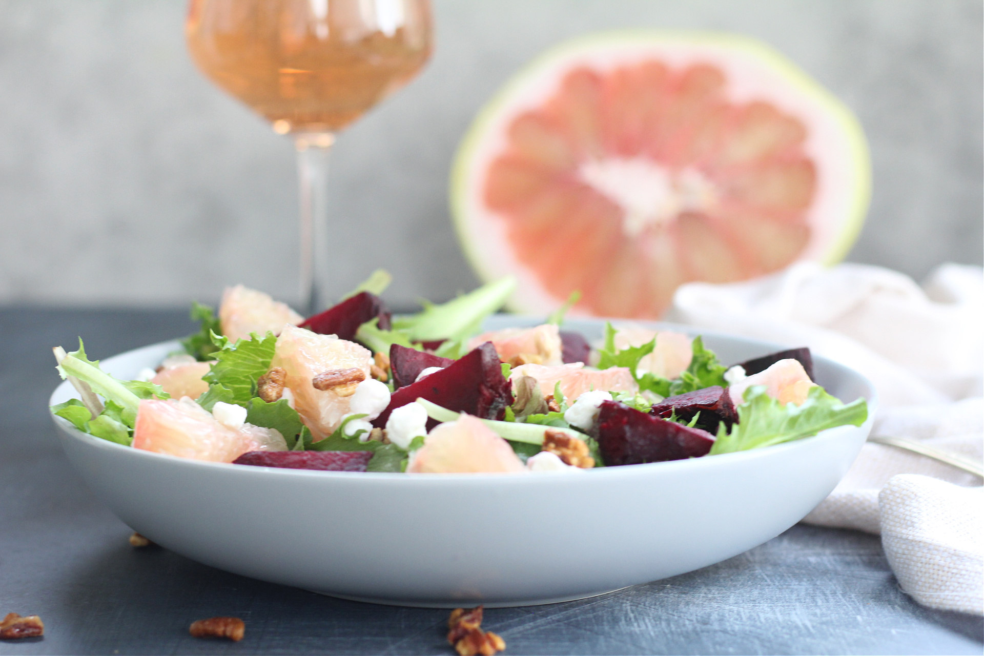 Roasted Beet Pummelo Salad