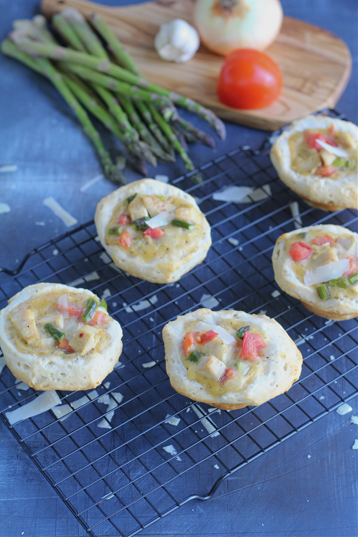 How to make Chicken and Vegetable Biscuit Cups